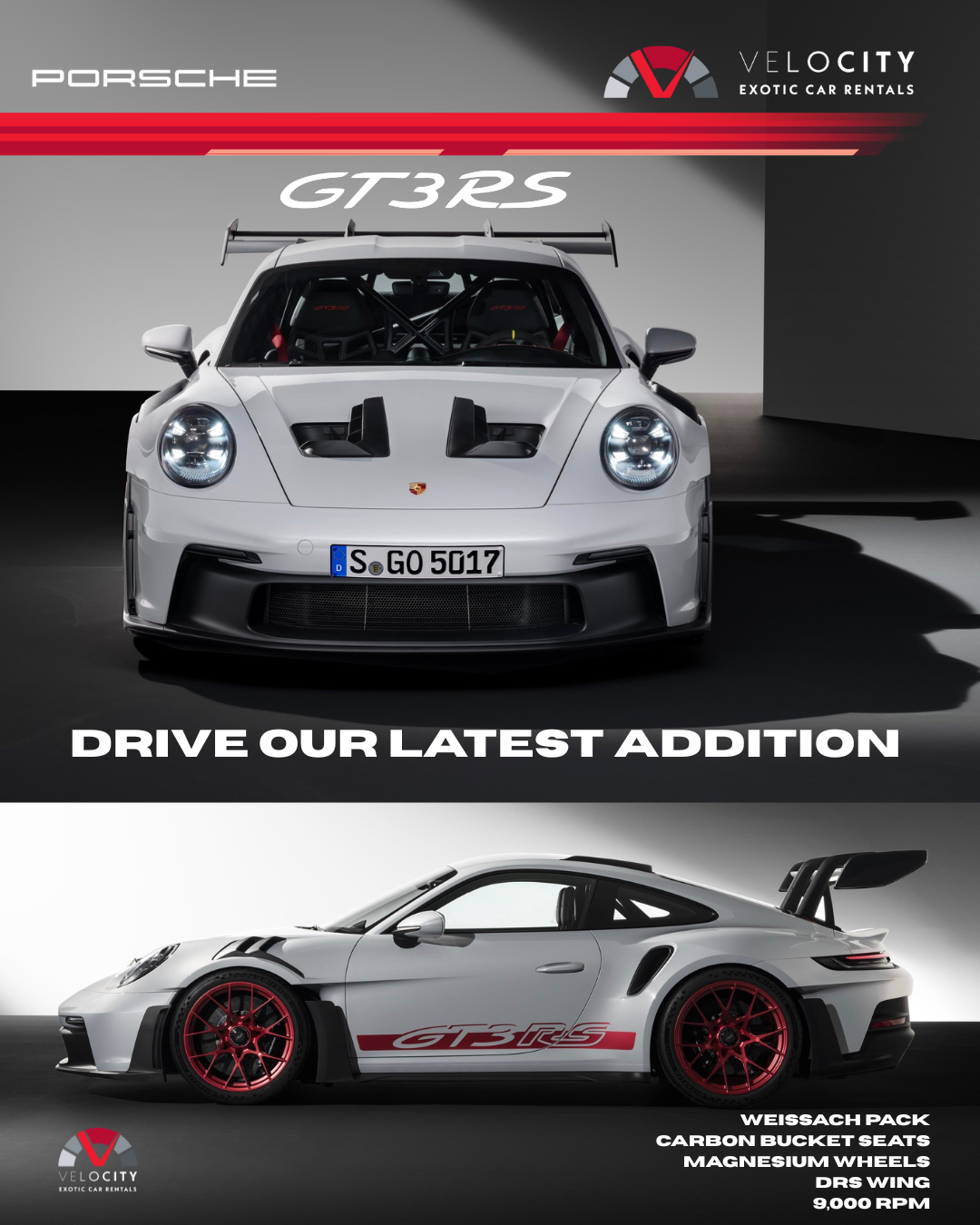Porsche GT3RS Product Launch Image
