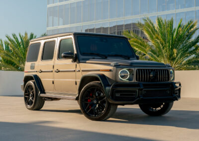 Satin Gold G Wagon Rental