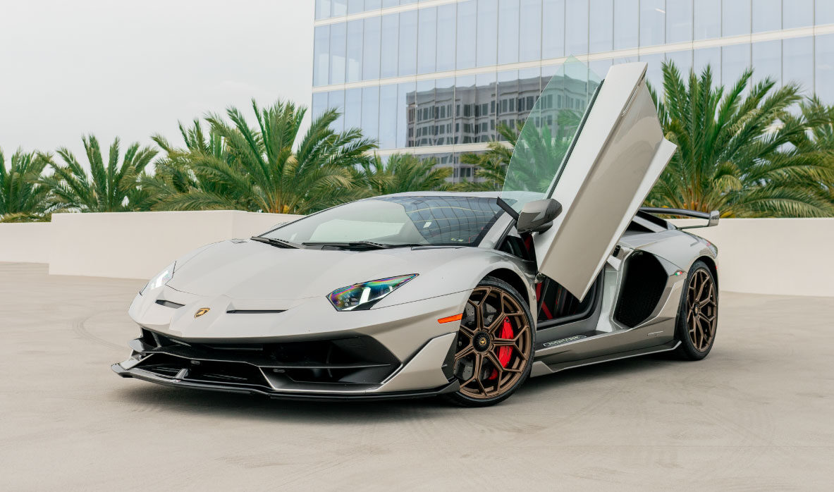 Lamborghini Aventador SVJ For Rent Featured Fleet
