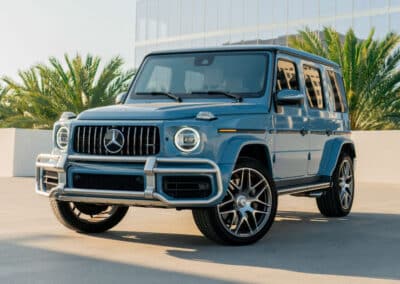 mercedes-amg g63 rental china blue